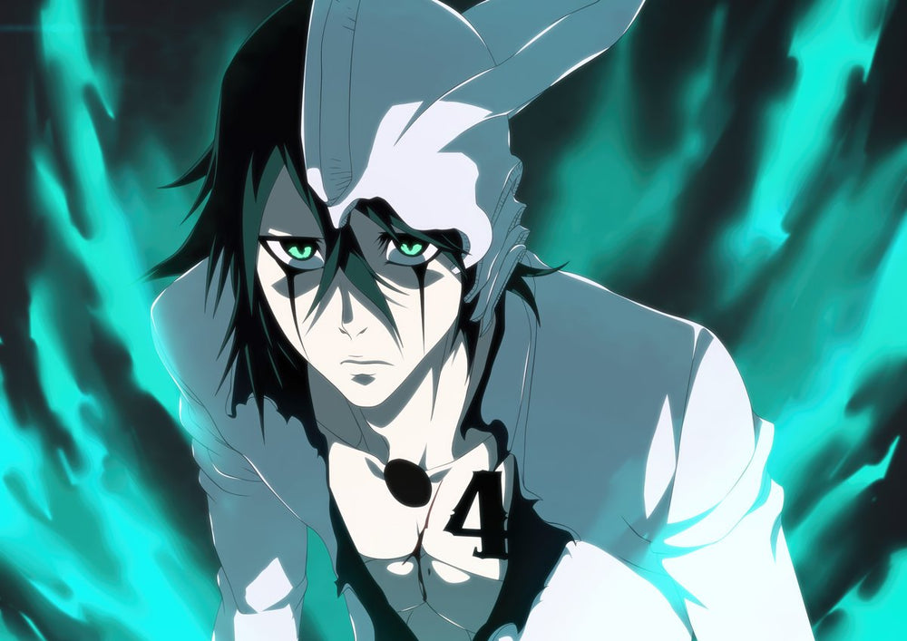 Tableau Bleach Guerrier Masque Lumineux