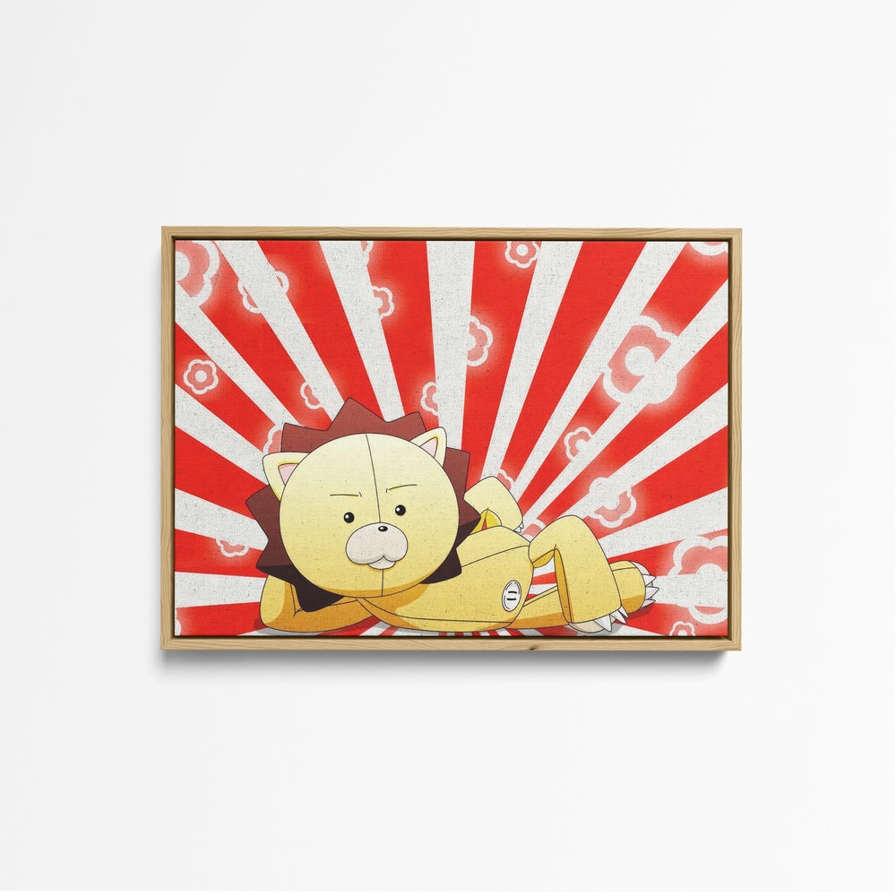 Tableau Bleach Lion Peluche Relax