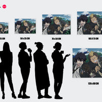 Tableau Blue Exorcist Combat Scolaire Magique