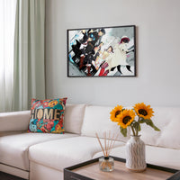 Tableau Blue Exorcist Confrontation Salle Brisee