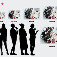 Tableau Blue Exorcist Confrontation Salle Brisee