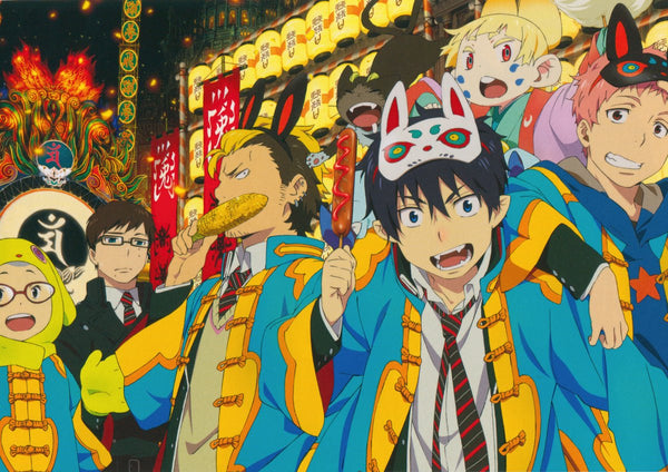Tableau Blue Exorcist Festival Enjoue Masque