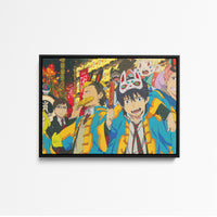 Tableau Blue Exorcist Festival Enjoue Masque
