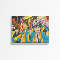 Tableau Blue Exorcist Festival Enjoue Masque