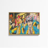Tableau Blue Exorcist Festival Enjoue Masque