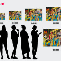 Tableau Blue Exorcist Festival Enjoue Masque