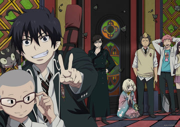 Tableau Blue Exorcist Groupe Amical Pose