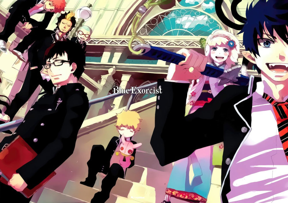 Tableau Blue Exorcist Groupe Exorcistes Uniques