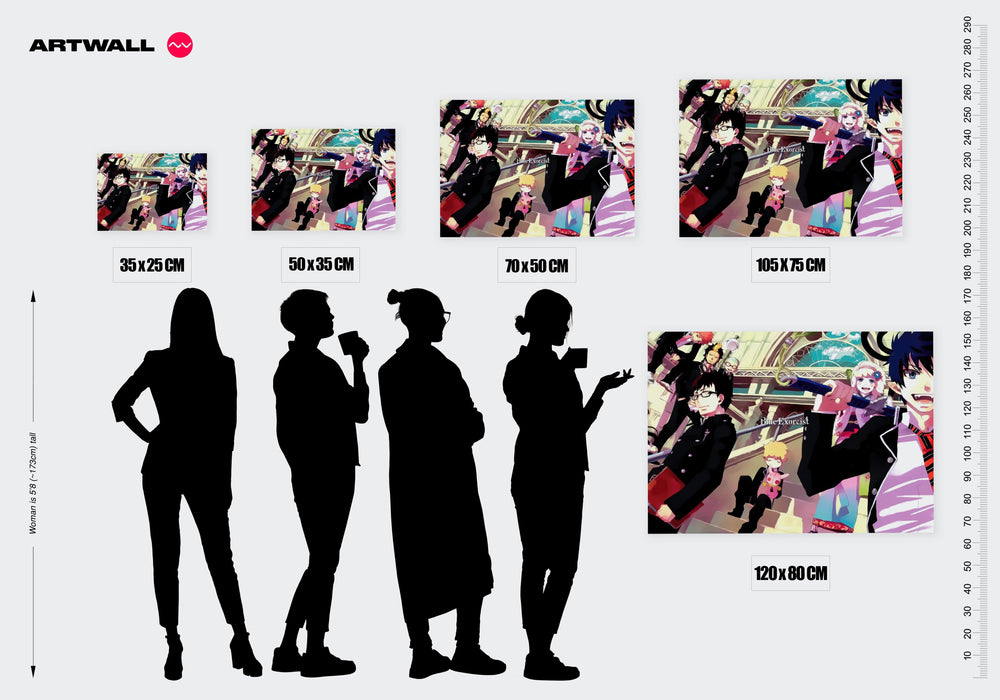 Tableau Blue Exorcist Groupe Exorcistes Uniques