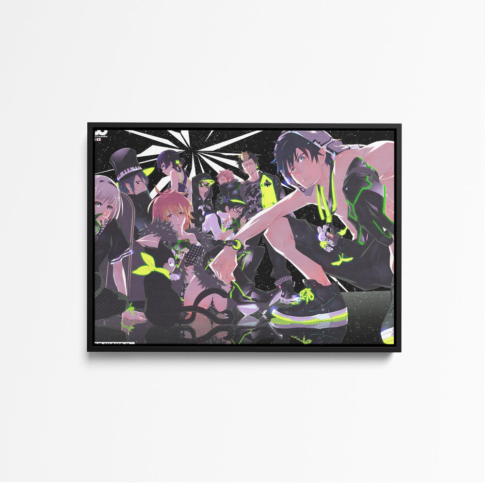 Tableau Blue Exorcist Jeunes Equipiers Neon