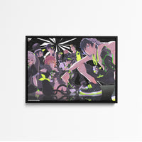 Tableau Blue Exorcist Jeunes Equipiers Neon