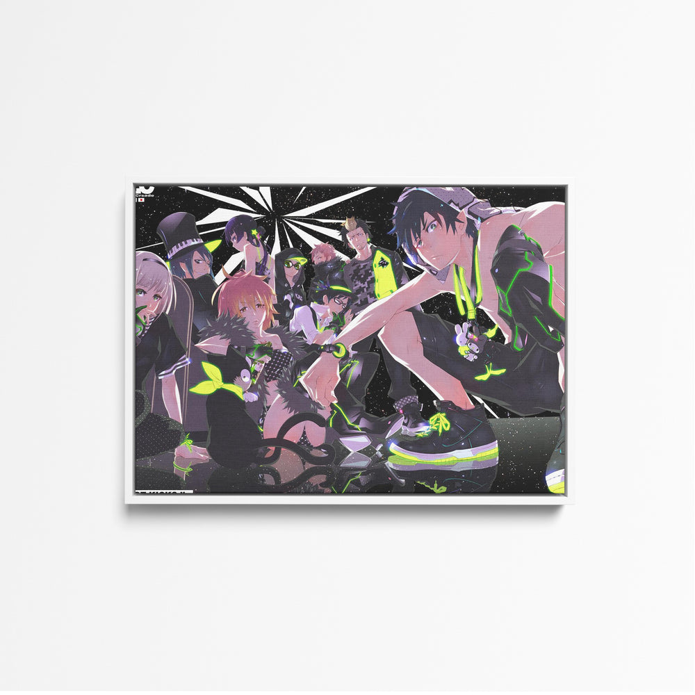 Tableau Blue Exorcist Jeunes Equipiers Neon