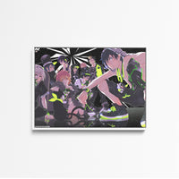 Tableau Blue Exorcist Jeunes Equipiers Neon