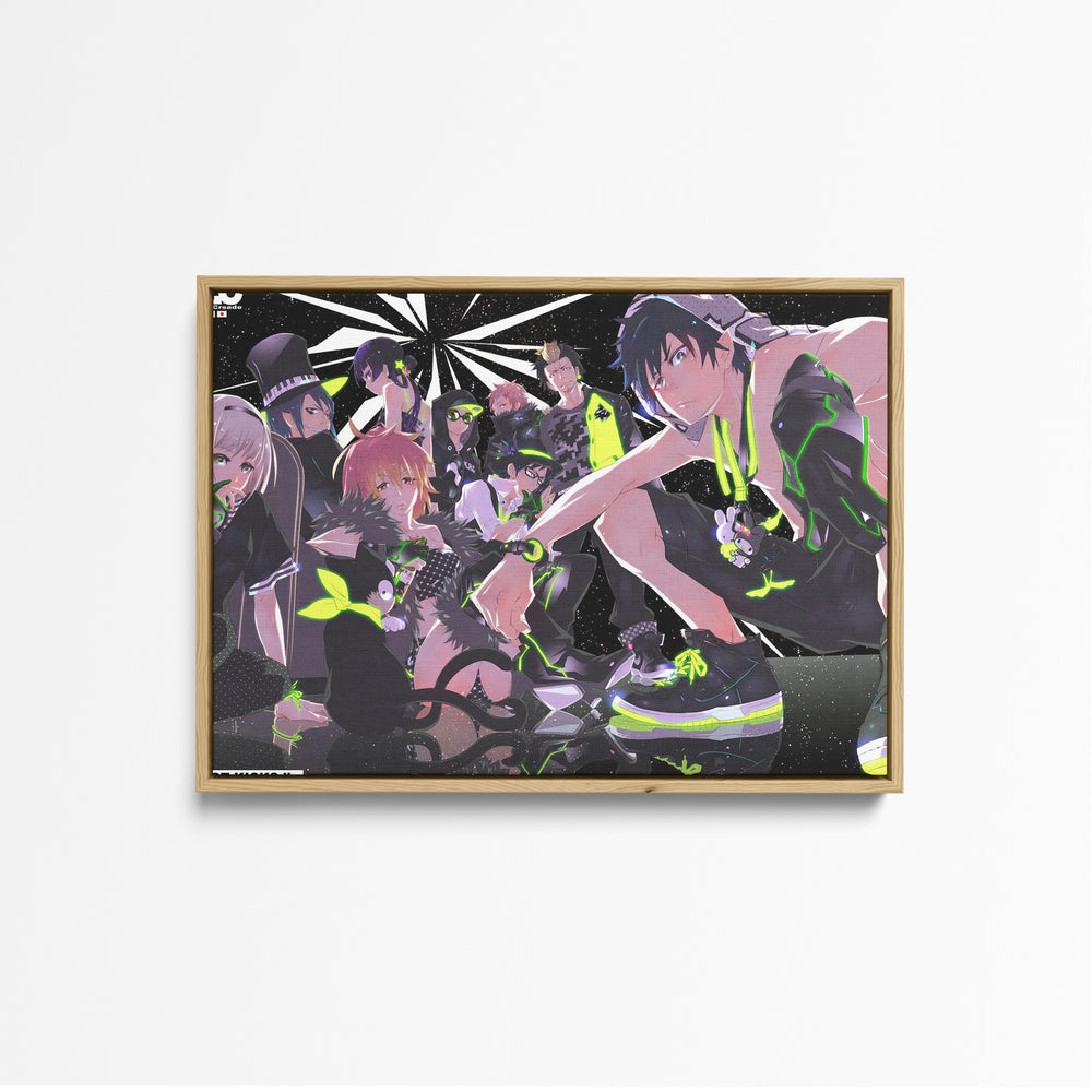 Tableau Blue Exorcist Jeunes Equipiers Neon