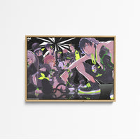 Tableau Blue Exorcist Jeunes Equipiers Neon