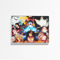 Tableau Blue Exorcist Personnages Energises Combattant