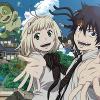 Tableau Blue Exorcist Personnages Sourire Maison