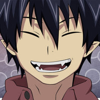 Tableau Blue Exorcist Sourire Vampirique