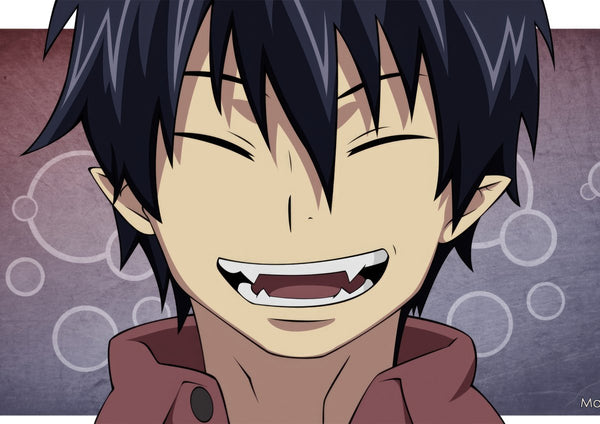 Tableau Blue Exorcist Sourire Vampirique