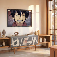 Tableau Blue Exorcist Sourire Vampirique