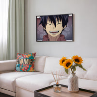 Tableau Blue Exorcist Sourire Vampirique