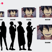 Tableau Blue Exorcist Sourire Vampirique