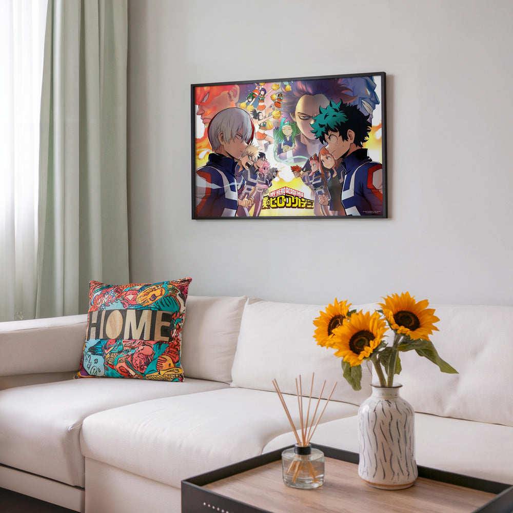 Tableau Boku No Hero Affrontement Des Heros