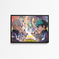 Tableau Boku No Hero Affrontement Des Heros