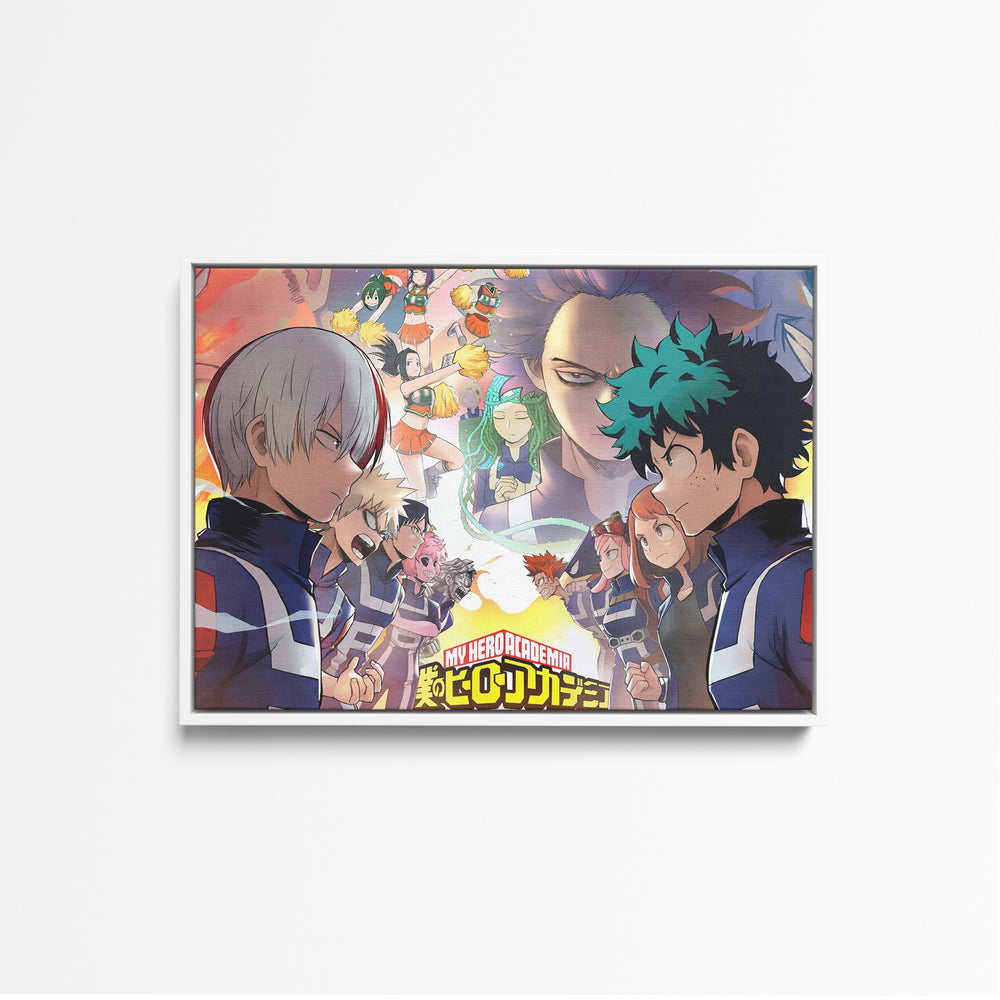 Tableau Boku No Hero Affrontement Des Heros