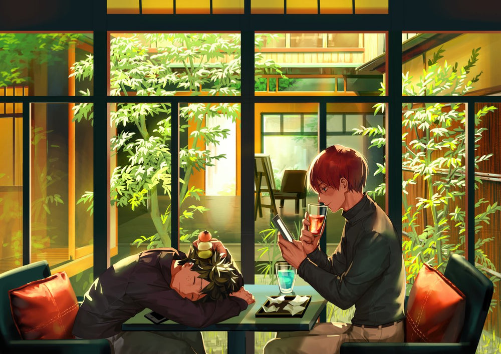 Tableau Boku No Hero Amitie Cafe Jardin