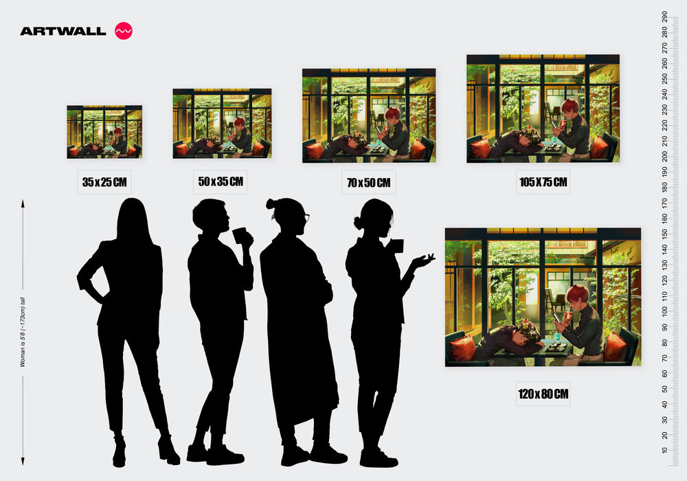 Tableau Boku No Hero Amitie Cafe Jardin