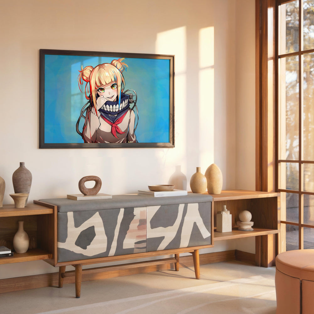 Tableau Boku No Hero Blonde Souriante Mysterieuse