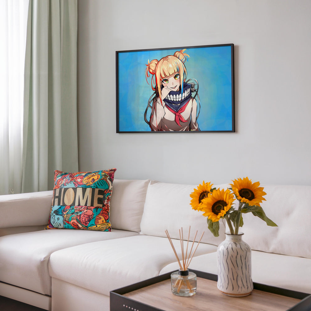 Tableau Boku No Hero Blonde Souriante Mysterieuse