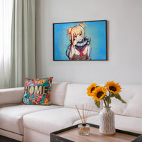 Tableau Boku No Hero Blonde Souriante Mysterieuse