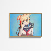 Tableau Boku No Hero Blonde Souriante Mysterieuse