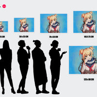 Tableau Boku No Hero Blonde Souriante Mysterieuse