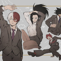 Tableau Boku No Hero Costumes Et Attitudes