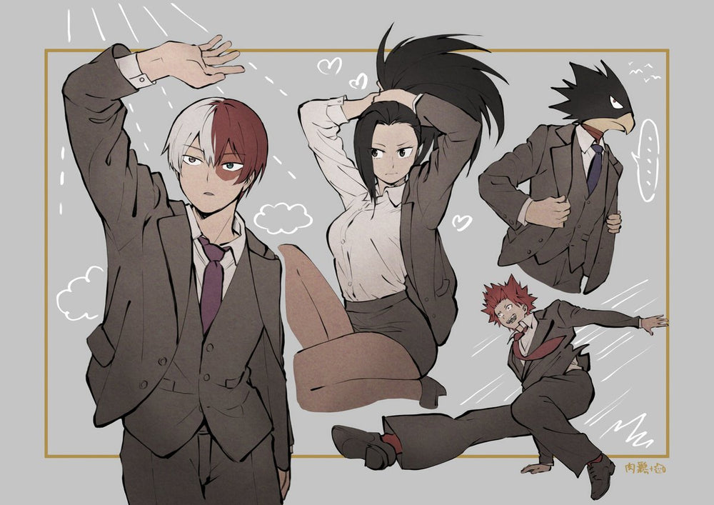 Tableau Boku No Hero Costumes Et Attitudes