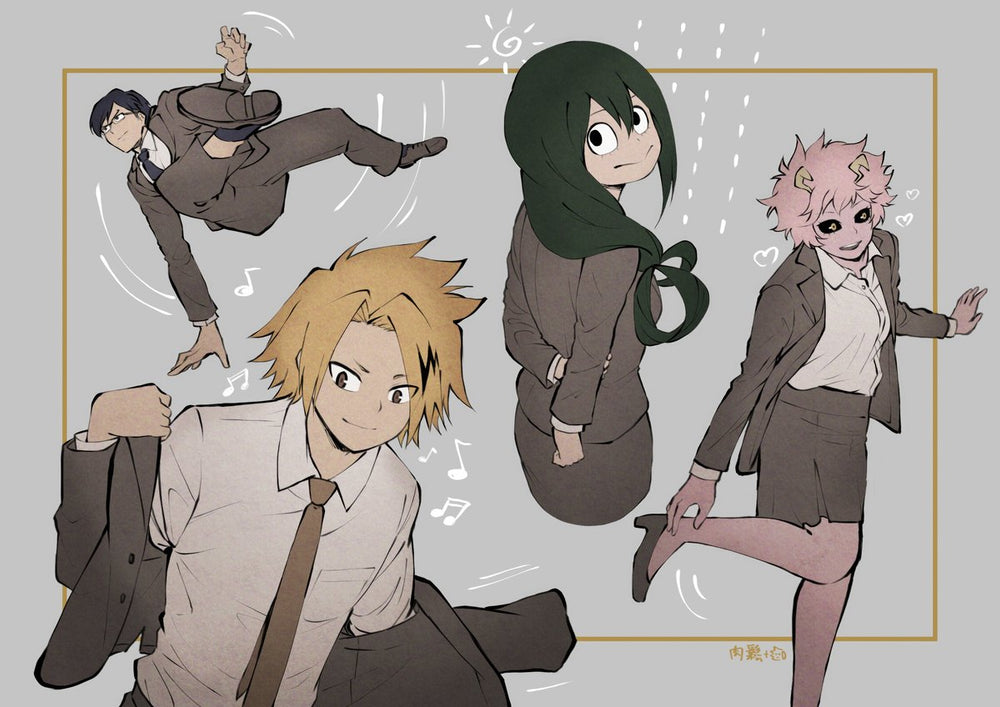 Tableau Boku No Hero Costumes Et Sourires