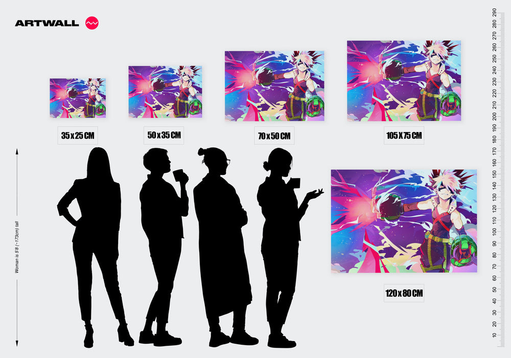 Tableau Boku No Hero Explosion De Puissance