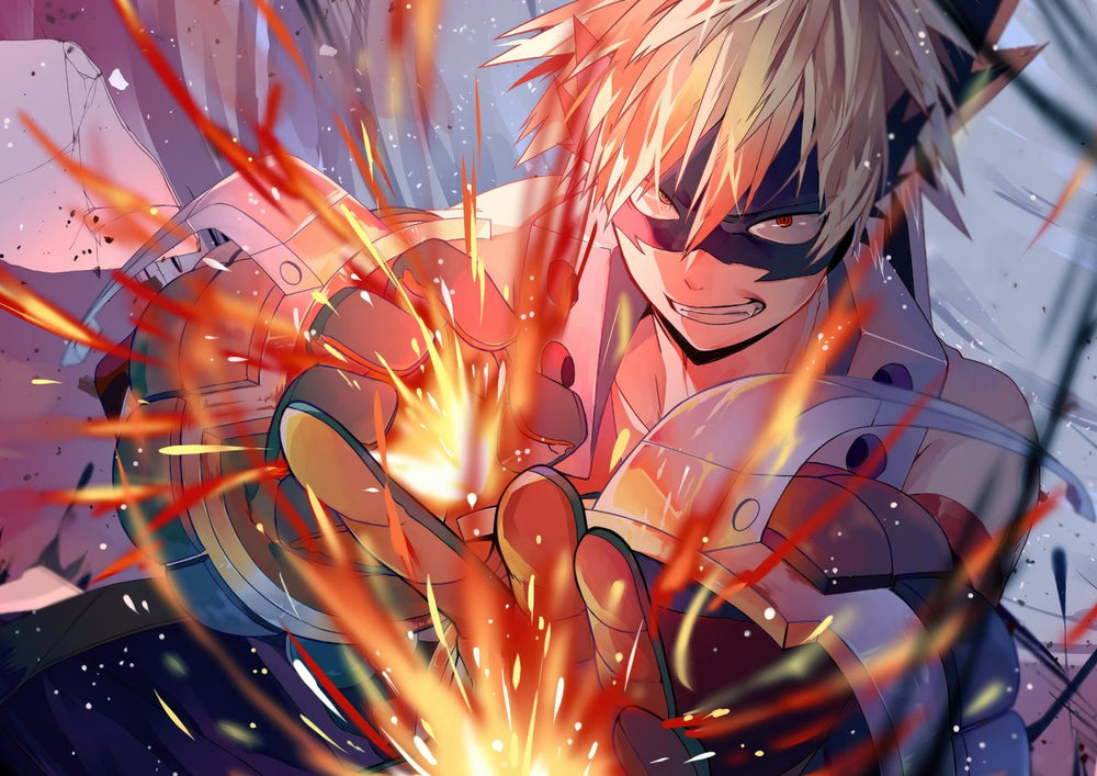 Tableau Boku No Hero Explosion Dynamique Puissante