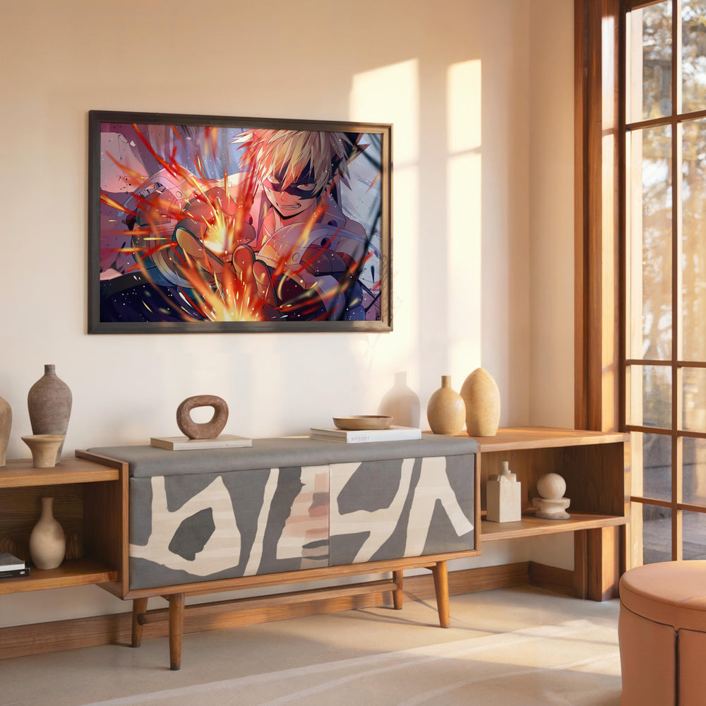 Tableau Boku No Hero Explosion Dynamique Puissante