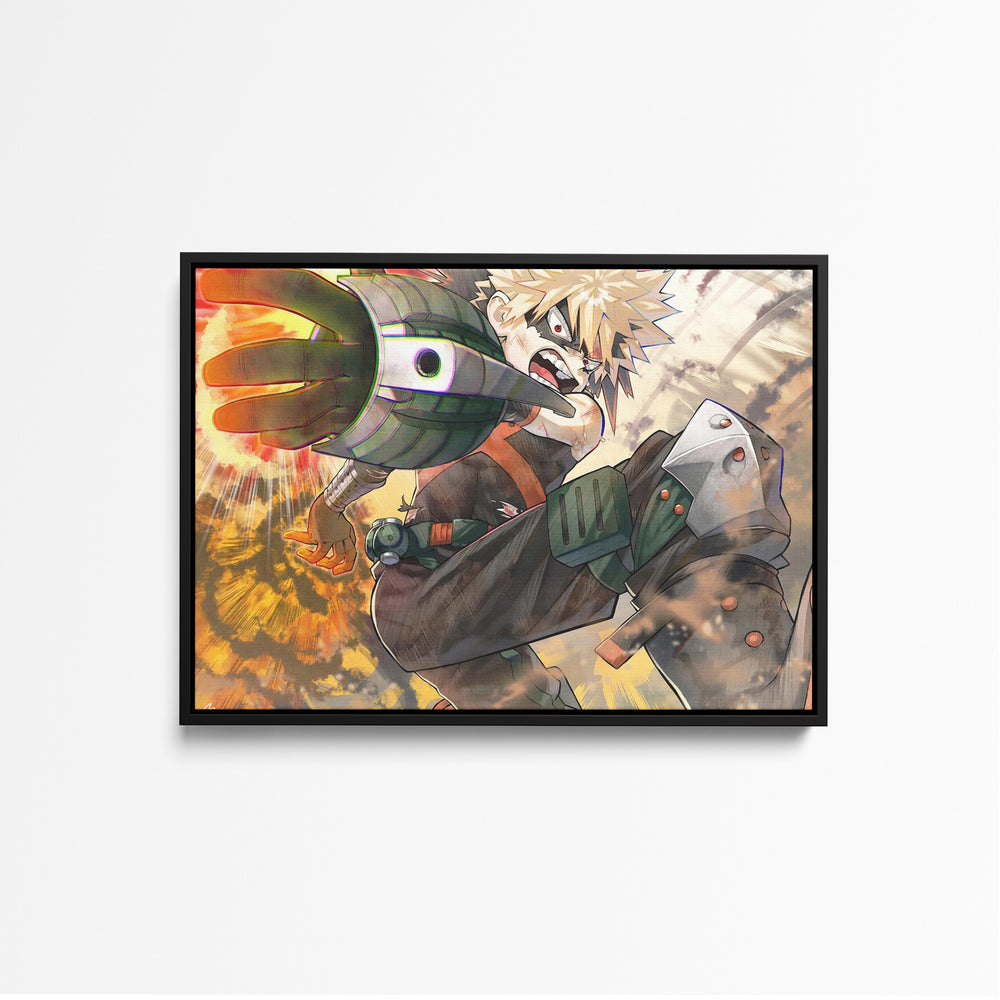 Tableau Boku No Hero Explosion Puissante Heroique