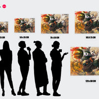 Tableau Boku No Hero Explosion Puissante Heroique