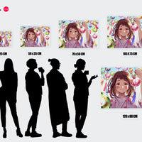 Tableau Boku No Hero Fille Et Carillons