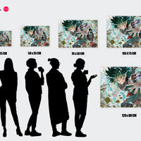 Tableau Boku No Hero Heros Charge Electrique