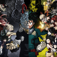 Tableau Boku No Hero Heros Contre Vilains