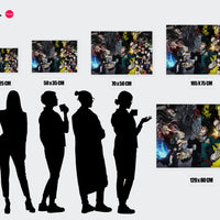 Tableau Boku No Hero Heros Contre Vilains