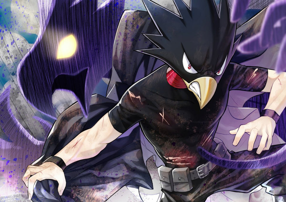 Tableau Boku No Hero Heros Corbeau Sombre