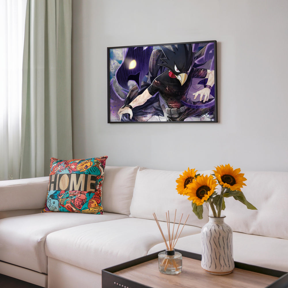 Tableau Boku No Hero Heros Corbeau Sombre